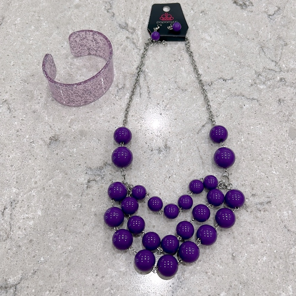 Purple Jewelry Lot